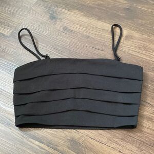 Forever 21 Black Mini Crop Top